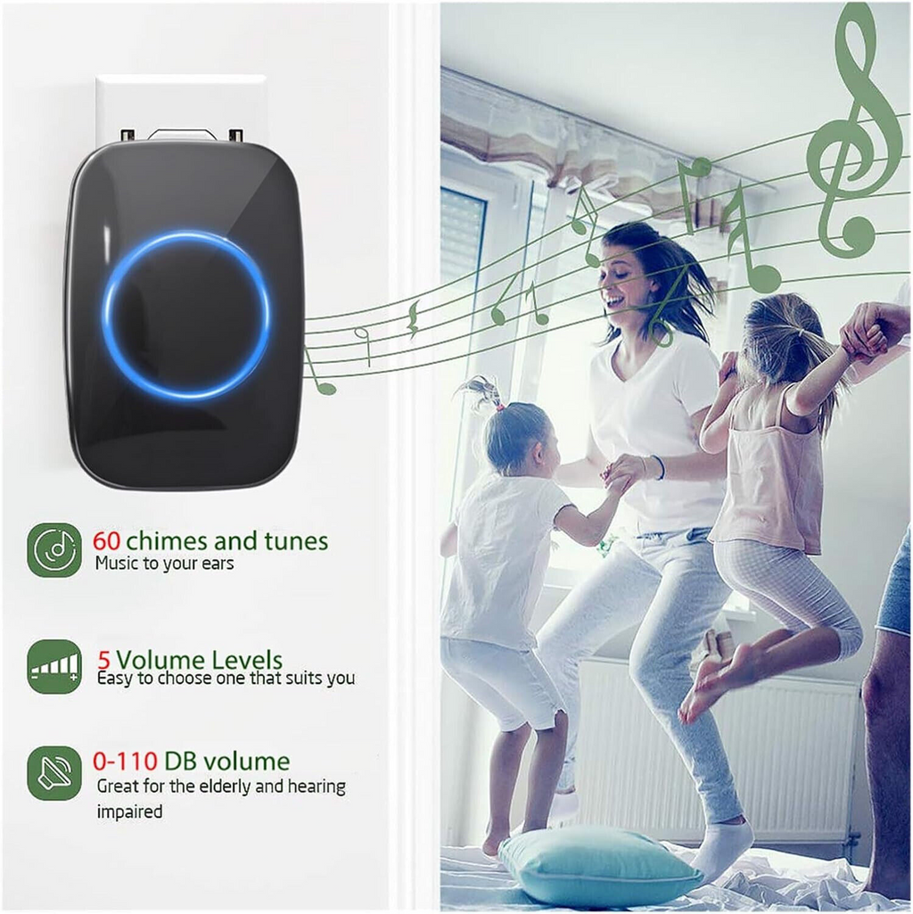 Timbre Inteligente con Cámara HD 1080P y WiFi