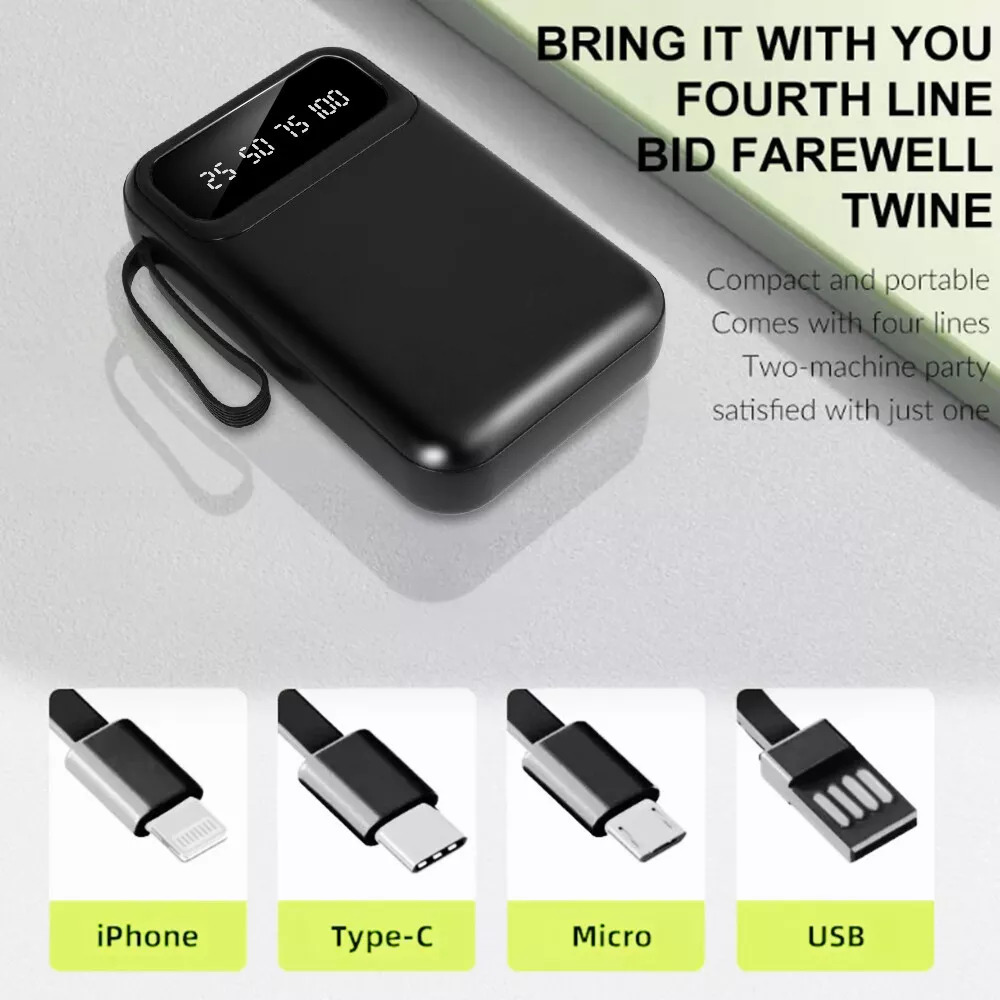 Batería Externa 10.000 mAh Carga Rápida PD22.5W