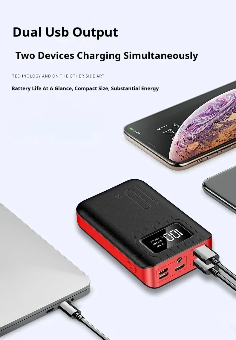 Batería Externa Ultra Fina 10.000 mAh Carga Rápida