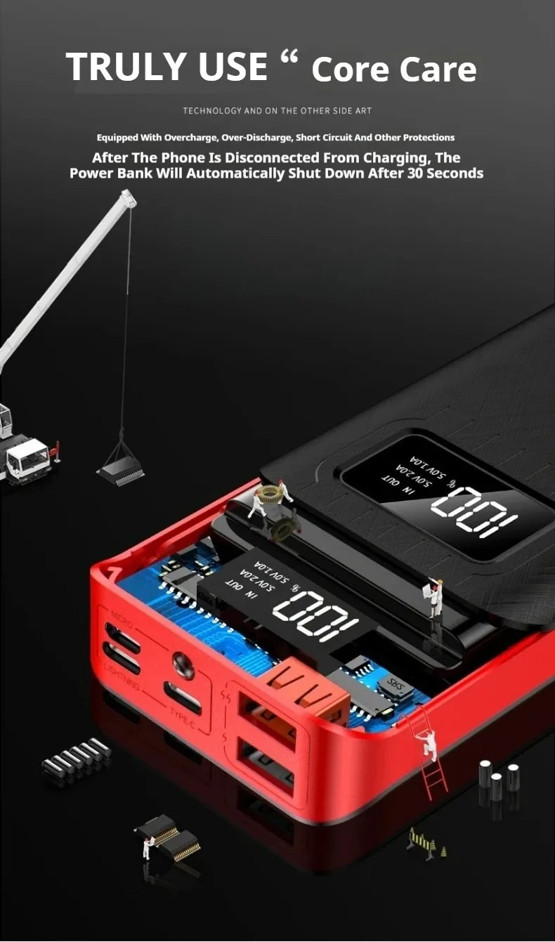 Batería Externa Ultra Fina 10.000 mAh Carga Rápida