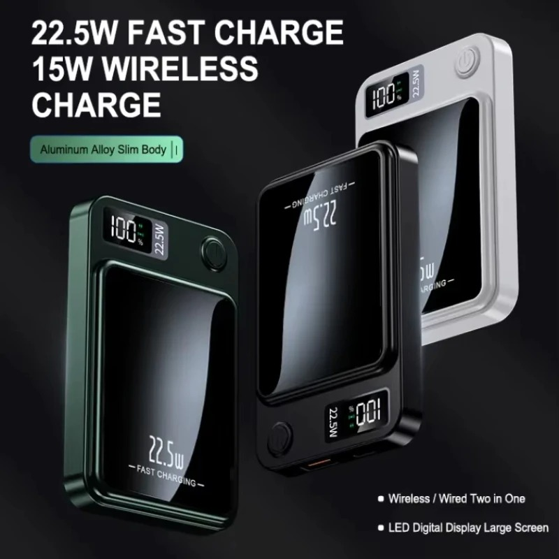 Batería Externa Magnética Inalámbrica 10.000 mAh