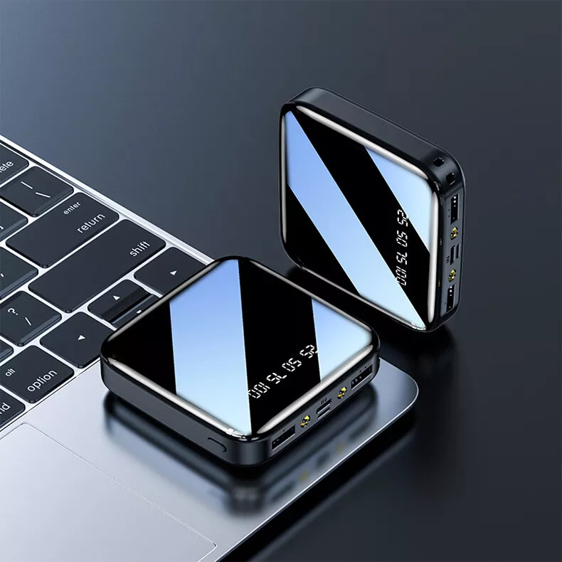 Batería Externa Mini 10.000 mAh con 2 Salidas USB