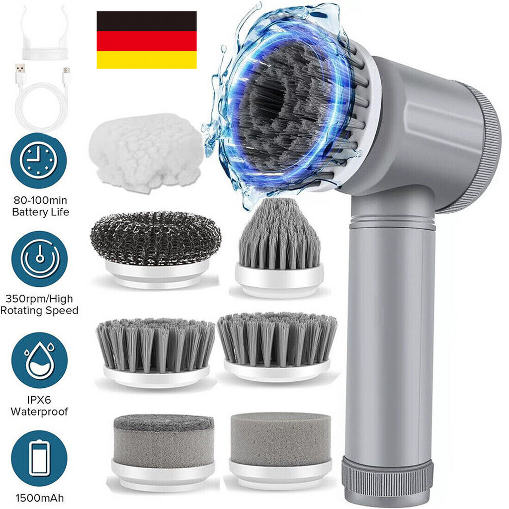Cepillo Eléctrico Giratorio Recargable Turbo Scrub