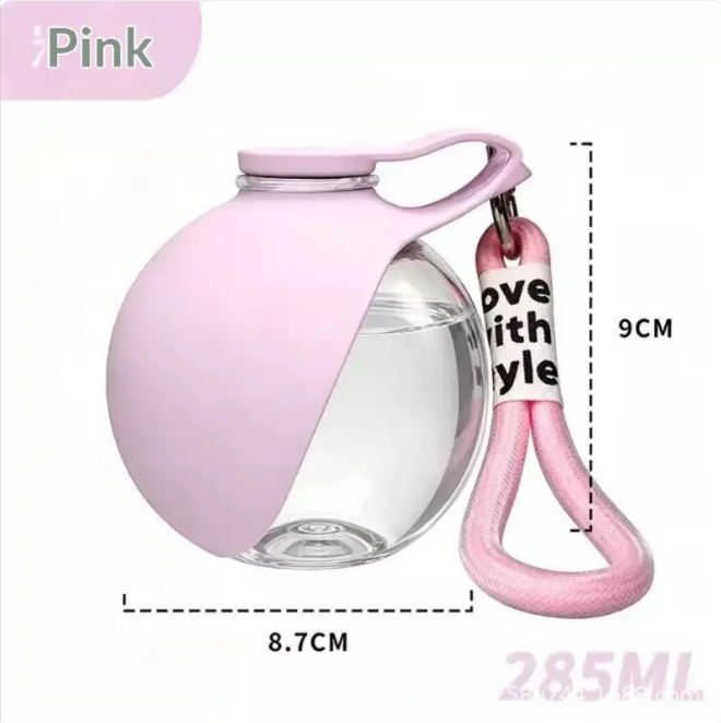 Vaso de Agua Portátil de Acero Inoxidable para Perros
