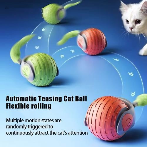 Bola Interactiva Automática para Gatos con Sensor de Movimiento