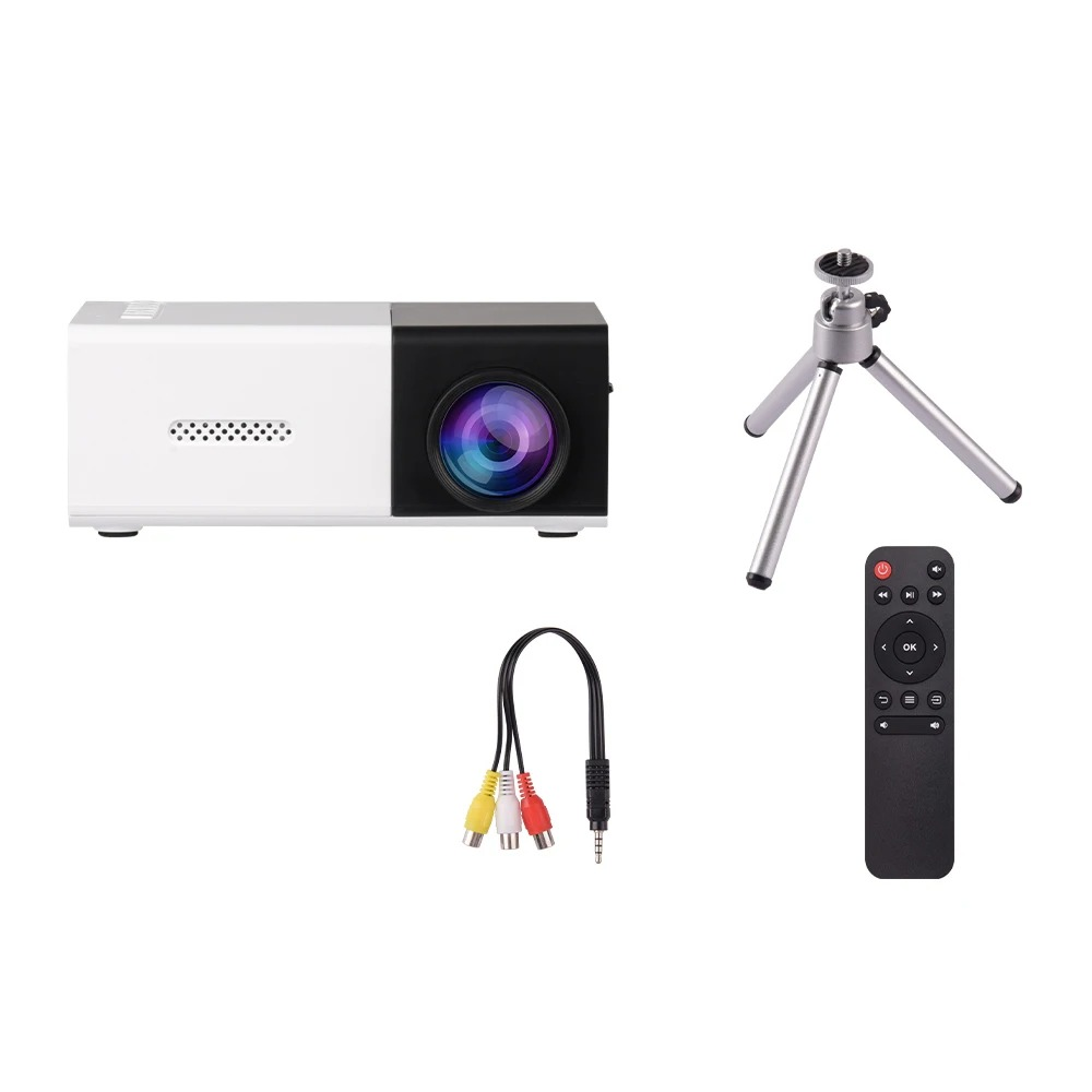 Mini Proyector Portátil con Soporte Extensible 1080P HD