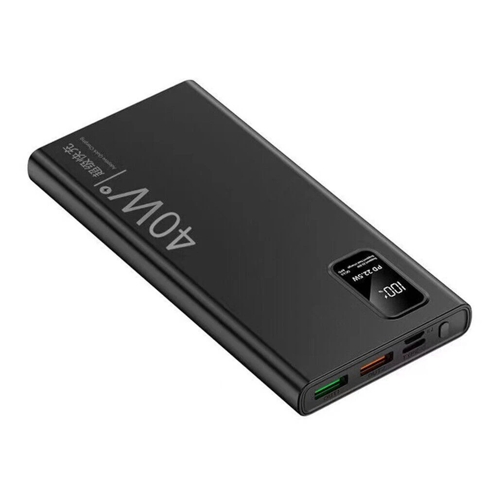 Batería Externa 40W 20.000mAh Carga Ultra Rápida