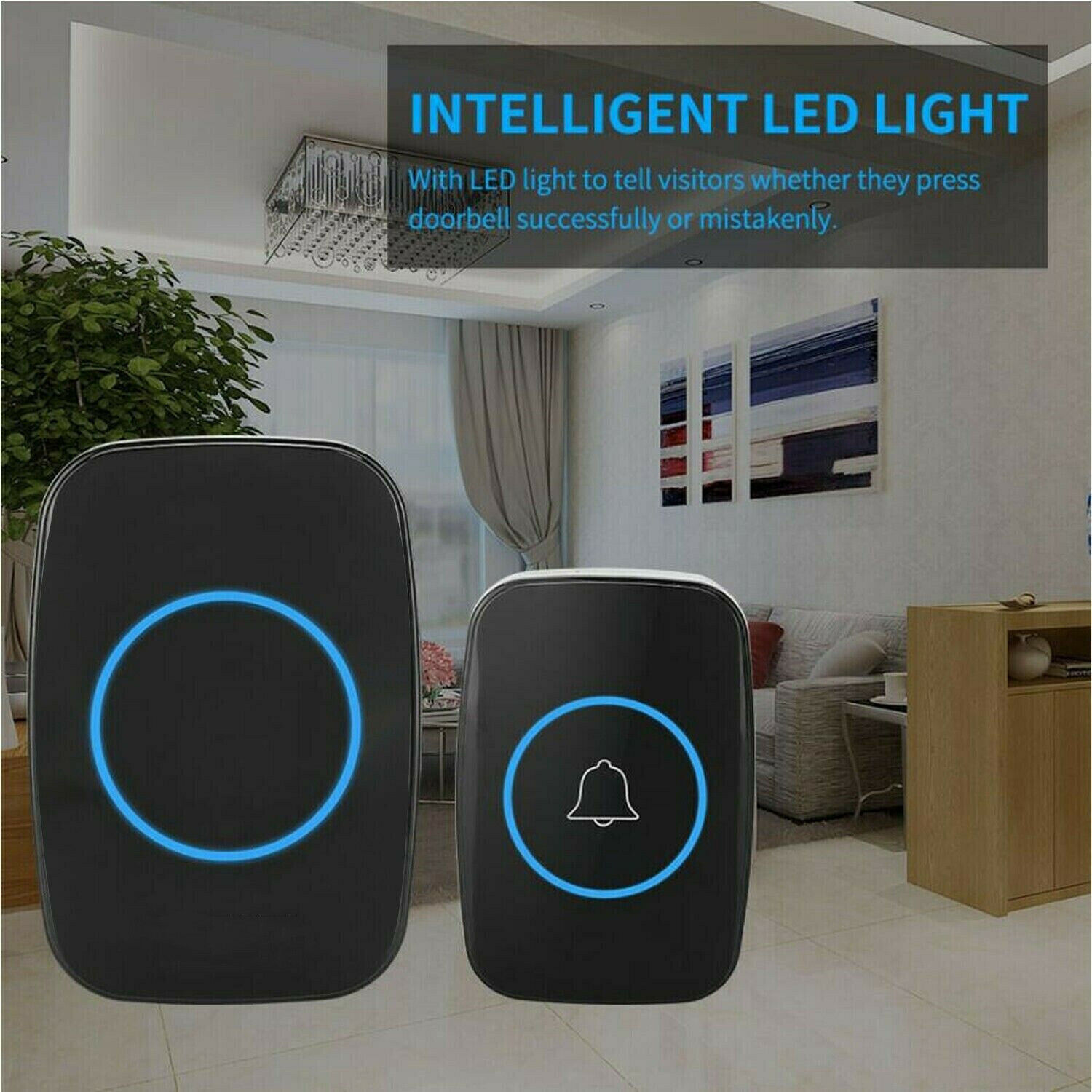 Timbre Inteligente con Cámara HD 1080P y WiFi