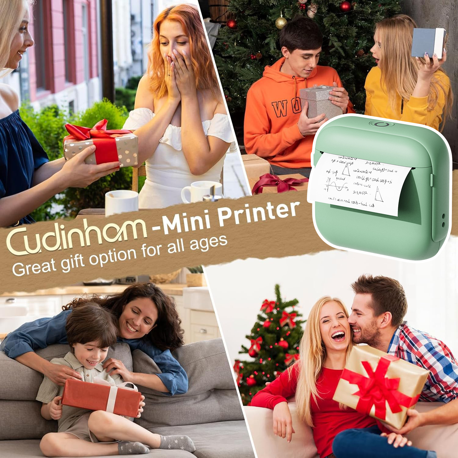 Mini Impresora Térmica HD WalkPrint Bluetooth