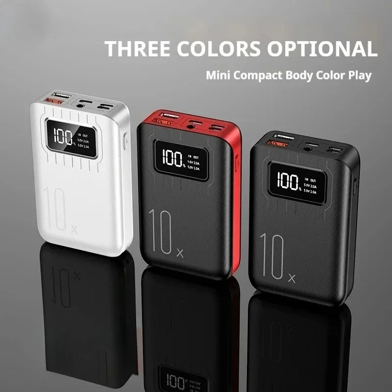 Batería Externa Ultra Fina 10.000 mAh Carga Rápida