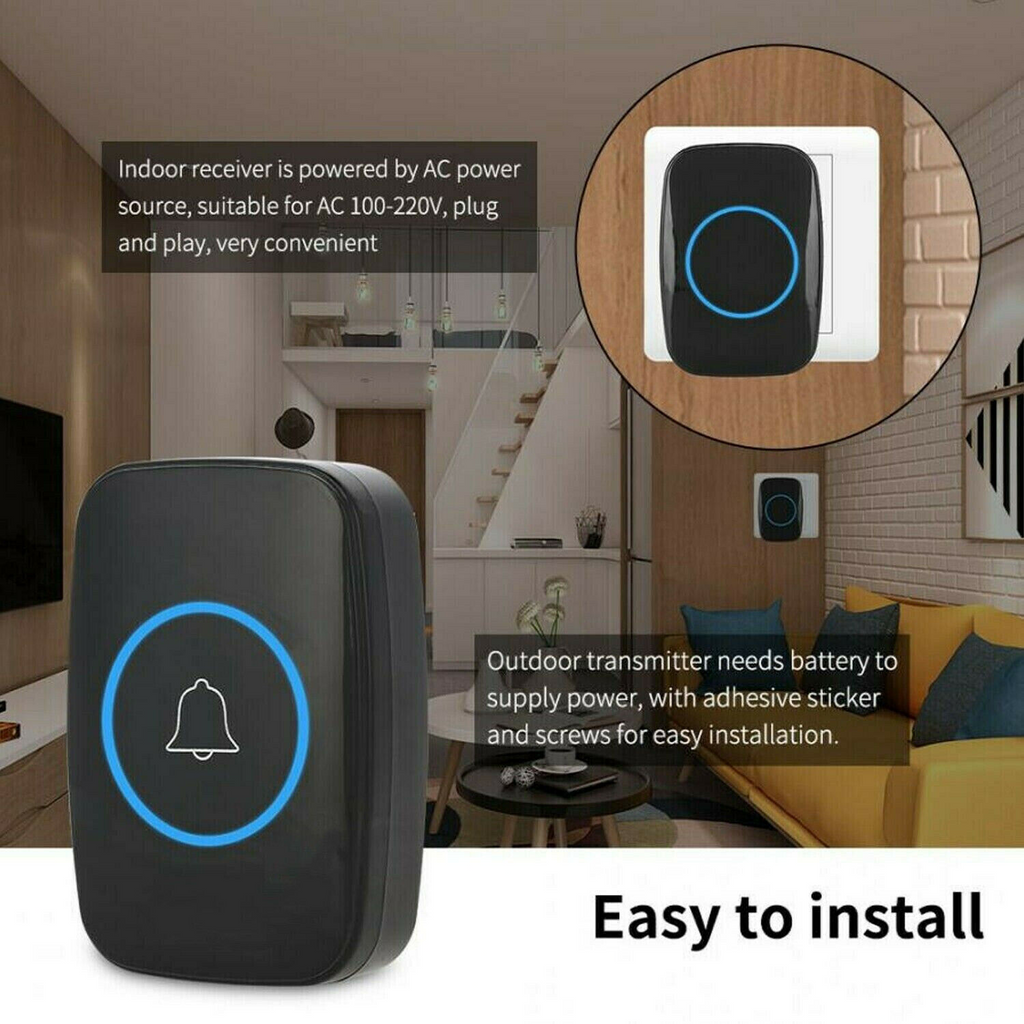 Timbre Inteligente con Cámara HD 1080P y WiFi