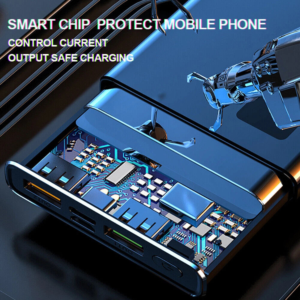 Batería Externa 40W 20.000mAh Carga Ultra Rápida