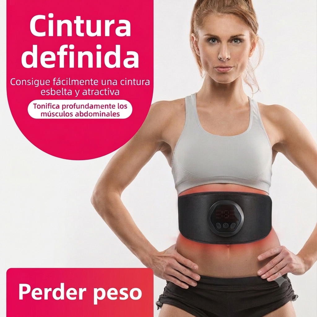Cinturón EMS Tonificador Abdominal 15 Niveles