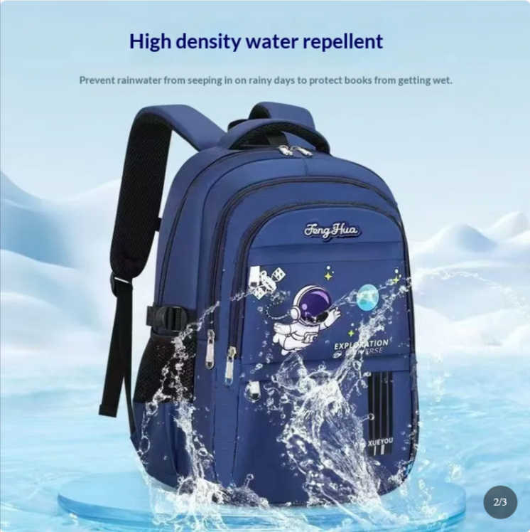 Mochila Escolar de Gran Capacidad Reductora de Carga para Niños
