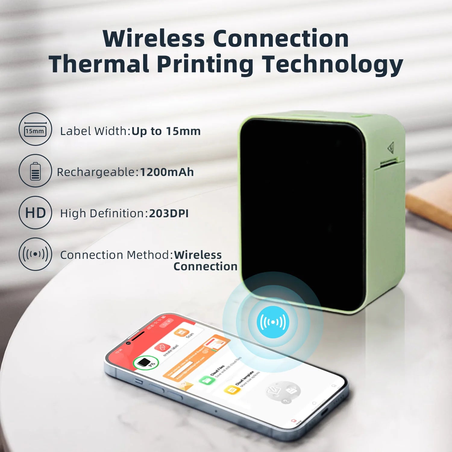 Impresora Térmica Portátil MarkLife P15