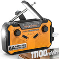 Radio de Emergencia Solar con Power Bank y Linterna