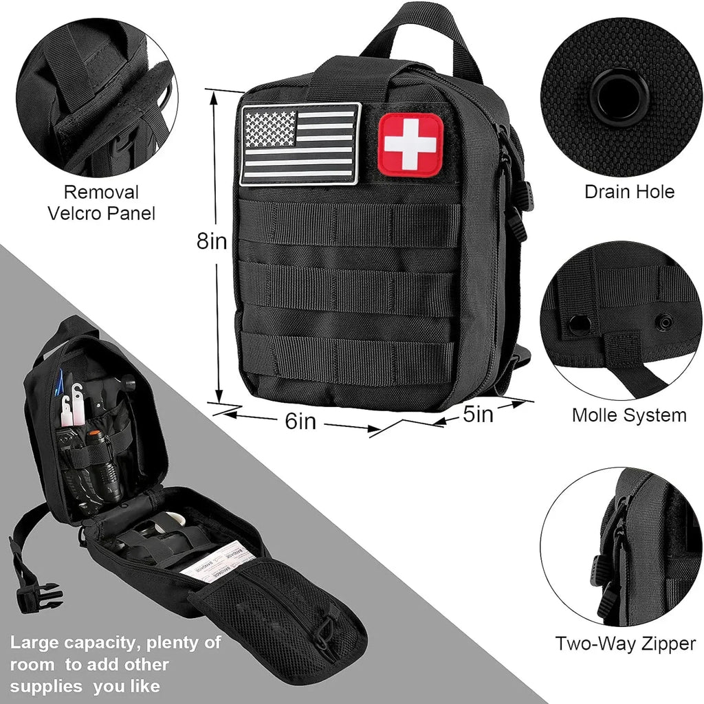 Kit de Emergencia Táctico Molle para Coche