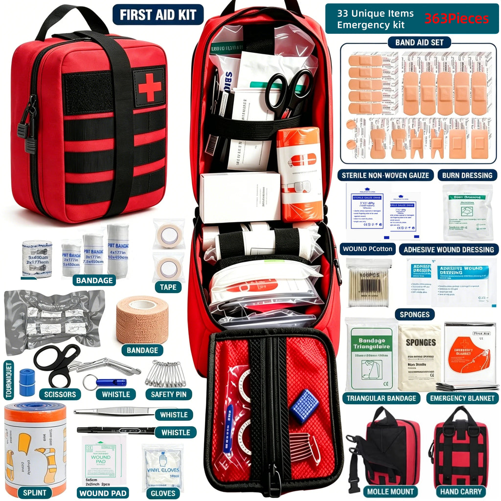 Kit de Primeros Auxilios Montañismo 363 Piezas