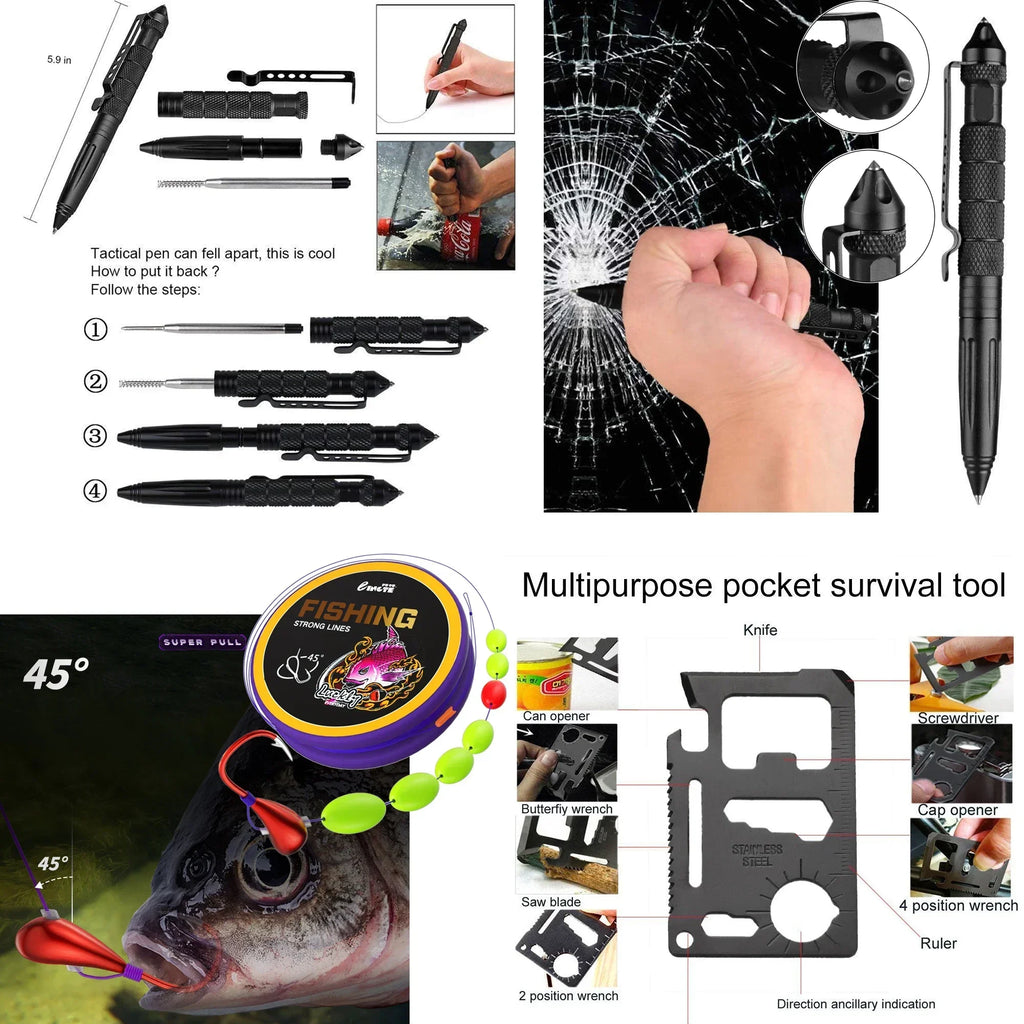 Kit de Emergencia Táctico Molle para Coche