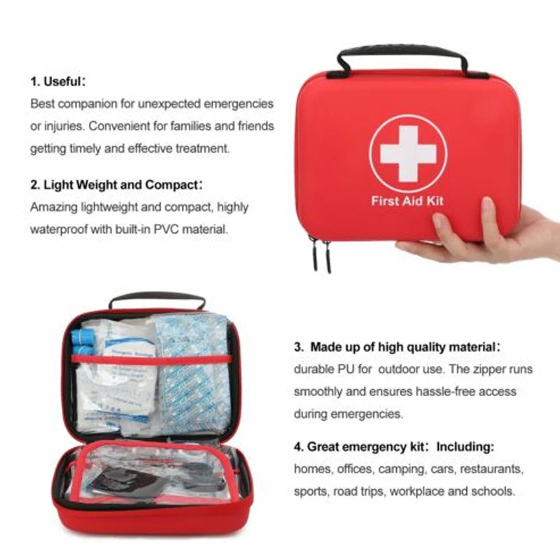 Kit de Primeros Auxilios Esencial 38 Piezas