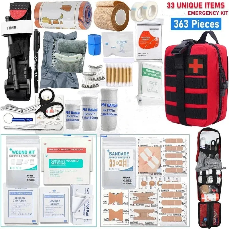 Kit de Primeros Auxilios Montañismo 363 Piezas