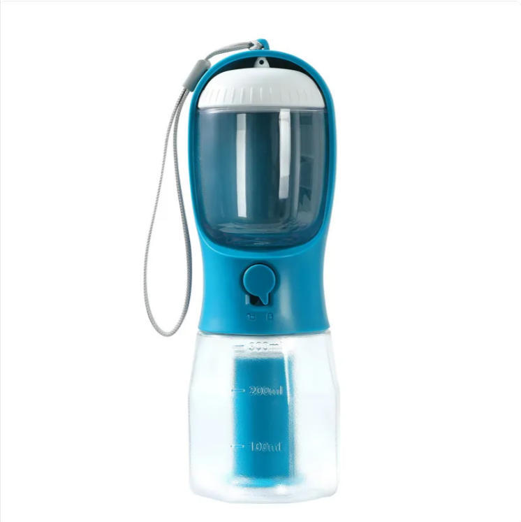 Vaso 3 en 1 para Perros: Agua, Comida y Bolsas de Basura