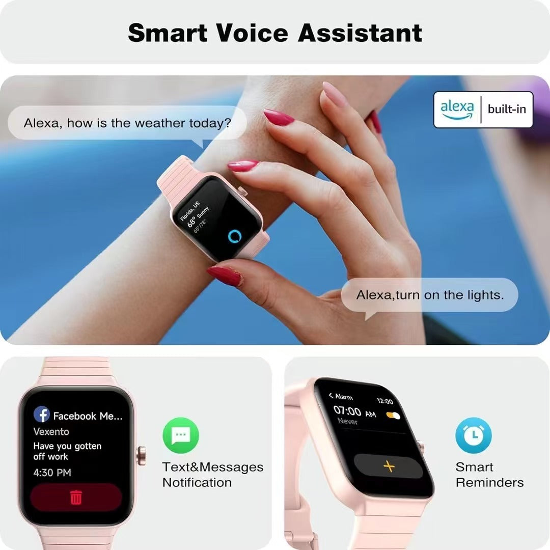Reloj Inteligente Fitness con Monitor Cardíaco